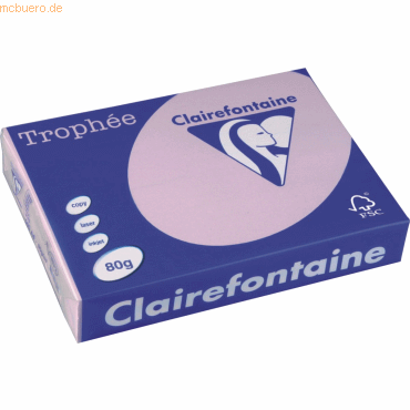 3329680187205 - Kopierpapier Trophee 1872C lila pastell A4 80g  3329680187205 500 Blatt