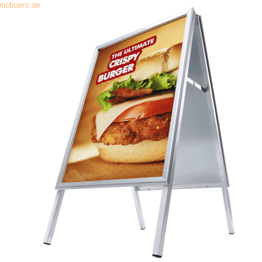 8595578304756 - SHOWDOWN Bodenschild Aluminium Silber 545 (B) x 744 (T) x 999 (H) mm 8595578304756 - SHOWDOWN Bodenschild Aluminium Silber 545 (B) x 744 (T) x 999 (H) mm