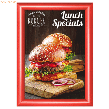 8595578351507 - SHOWDOWN DIN A3 Klapprahmen Hängend Rot nicht haftend Aluminium KRA4G25C3020 241 (B) x 11 (T) x 328 (H) cm 8595578351507 - SHOWDOWN DIN A3 Klapprahmen Hängend Rot nicht haftend Aluminium KRA4G25C3020 241 (B) x 11 (T) x 328 (H) cm