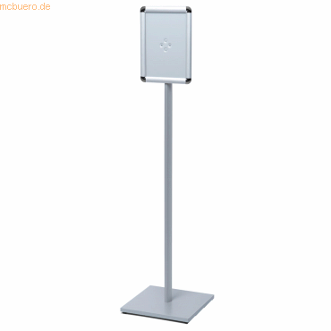8596052025723 - SHOWDOWN Design Standard Infoständer runde Ecken DINA4 Aluminium Stahl Silber 8596052025723 - SHOWDOWN Design Standard Infoständer runde Ecken DINA4 Aluminium Stahl Silber