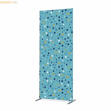 8596052133206 - Showdown Raumteiler 100x200cm Punkte bl 8596052133206 Showdown Displays
