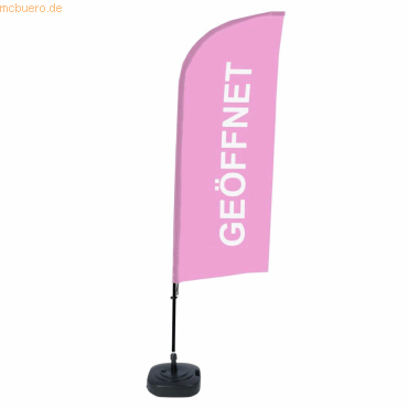 8596052143250 - SHOWDOWN Strandflagge Geöffnet Windform Rosa 330 x 89 cm Einzel Aluminium 8596052143250 - SHOWDOWN Strandflagge Geöffnet Windform Rosa 330 x 89 cm Einzel Aluminium