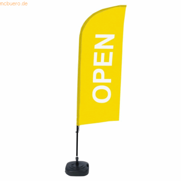 8596052143304 - Showdown Beachflag Geöffnet ge englisch 8596052143304 Showdown Displays