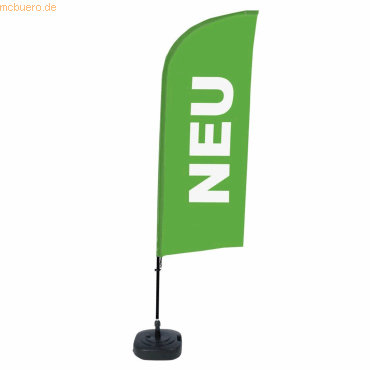 8596052143533 - SHOWDOWN Strandflagge Neu Windform Grün 330 x 89 cm Einzel Aluminium 8596052143533 - SHOWDOWN Strandflagge Neu Windform Grün 330 x 89 cm Einzel Aluminium