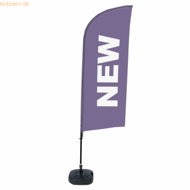 8596052143557 - SHOWDOWN Strandflagge New Windform Violett 330 x 89 cm Einzel Aluminium 8596052143557 - SHOWDOWN Strandflagge New Windform Violett 330 x 89 cm Einzel Aluminium