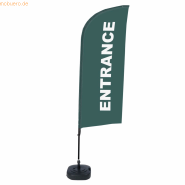 8596052143892 - SHOWDOWN Strandflagge Entrance Windform Grau 330 x 89 cm Einzel Aluminium 8596052143892 - SHOWDOWN Strandflagge Entrance Windform Grau 330 x 89 cm Einzel Aluminium