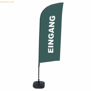 8596052143908 - SHOWDOWN Strandflagge Eingang Windform Grau 330 x 89 cm Einzel Aluminium 8596052143908 - SHOWDOWN Strandflagge Eingang Windform Grau 330 x 89 cm Einzel Aluminium
