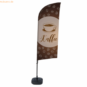 8596052144028 - SHOWDOWN Strandflagge Kaffee Windform 330 x 89 cm Einzel Aluminium 8596052144028 - SHOWDOWN Strandflagge Kaffee Windform 330 x 89 cm Einzel Aluminium