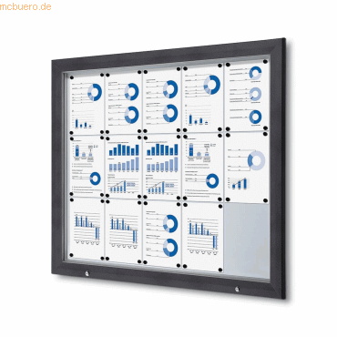 8596052163142 - Schaukasten Premium grau 15x DIN A4 8596052163142 Showdown Displays 8596052163142 - Schaukasten Premium grau 15x DIN A4 8596052163142 Showdown Displays