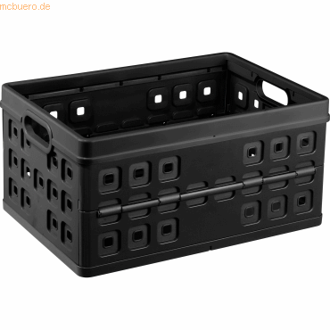 8711112573246 - Aufbewahrungsbox the flap-line H6180295 46 Liter für A3 außen 540x380x265mm Copolymer Polypropylen schwarz 8711112573246 Sun 8711112573246 - Aufbewahrungsbox the flap-line H6180295 46 Liter für A3 außen 540x380x265mm Copolymer Polypropylen schwarz 8711112573246 Sun