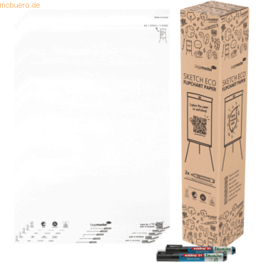 8713797111041 - Papierblock SKETCH ECO 7-157620 blanco 2x50Bl 8713797111041 Legamaster 8713797111041 - Papierblock SKETCH ECO 7-157620 blanco 2x50Bl 8713797111041 Legamaster