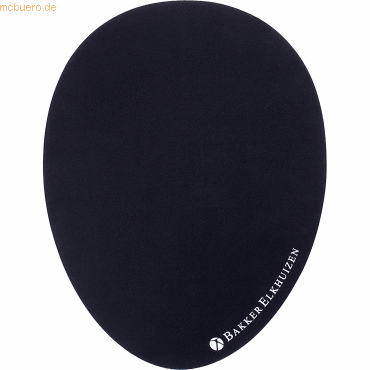 8717399995443 - BakkerElkhuizen The Egg Mauspad Ergonomisch Schwarz (B x H x T) 300 x 2 x 230 mm