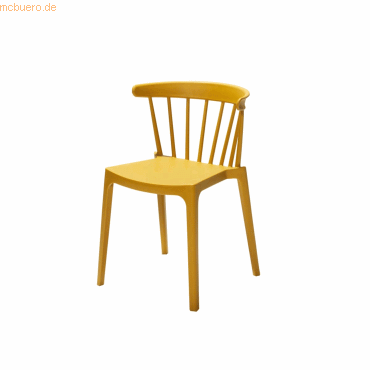 8719979472184 - VEBA Windson Stapelstuhl oker gelb Polypropylen 54x53x75cm (BxTxH) 50904 8719979472184 - VEBA Windson Stapelstuhl oker gelb Polypropylen 54x53x75cm (BxTxH) 50904