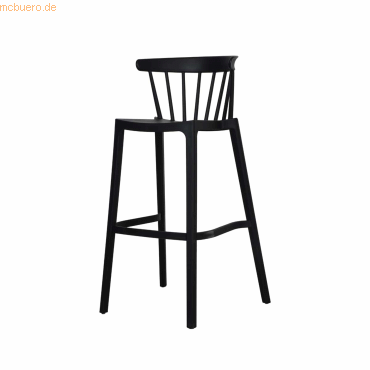 8719979473969 - VEBA Windson Barhocker schwarz Polypropylen 56x55x103cm (BxTxH) 50910 8719979473969 - VEBA Windson Barhocker schwarz Polypropylen 56x55x103cm (BxTxH) 50910