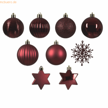8720194234280 - DECORIS Weihnachtskugeln Mix 023924 bruchfest rot 40St 8720194234280 bv 40 Stück 8720194234280 - DECORIS Weihnachtskugeln Mix 023924 bruchfest rot 40St 8720194234280 bv 40 Stück