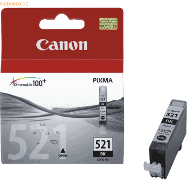 Canon Tintenpatrone Canon CLI-521BK schwarz