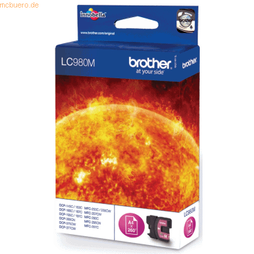 Brother Tintenpatrone Brother LC-980M magenta