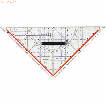 Rumold Geometrie-Dreieck 25cm mit Griff