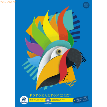 9002244863008 - Fotokartonblock Edition Dürer A4 farbig sortiert 300g 10 Blatt 053636000 9002244863008 Staufen 9002244863008 - Fotokartonblock Edition Dürer A4 farbig sortiert 300g 10 Blatt 053636000 9002244863008 Staufen