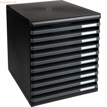 9002493423015 - Schubladenbox Modulo 304714D A4+ 10Schübe offen swdgr 9002493423015 Exacompta 9002493423015 - Schubladenbox Modulo 304714D A4+ 10Schübe offen swdgr 9002493423015 Exacompta
