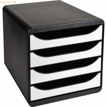 9002493423053 - Schubladenbox 4 Big-Box Classic DIN A4 Polystyrol Schwarz Weiß 267 x 347 x 278 cm 9002493423053 - Schubladenbox 4 Big-Box Classic DIN A4 Polystyrol Schwarz Weiß 267 x 347 x 278 cm