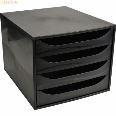 9002493423336 - Schubladenbox Ecobox 228610D A4+ 4Schübe offen swsw 9002493423336 Exacompta