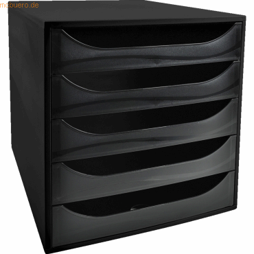 9002493423695 - Schubladenbox Ecobox 229014D A4+ 5Schübe offen swsw 9002493423695 Exacompta