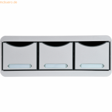 9002493424166 - Toolbox 3 Schübe schmal und hoch lichtgrau mit Beschriftungsschildern 9002493424166 Exacompta 9002493424166 - Toolbox 3 Schübe schmal und hoch lichtgrau mit Beschriftungsschildern 9002493424166 Exacompta