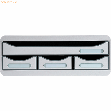 9002493424197 - Toolbox 3 Schübe schmal und hoch 1 Schub für A4 Format lichtgrau 9002493424197 Exacompta 9002493424197 - Toolbox 3 Schübe schmal und hoch 1 Schub für A4 Format lichtgrau 9002493424197 Exacompta