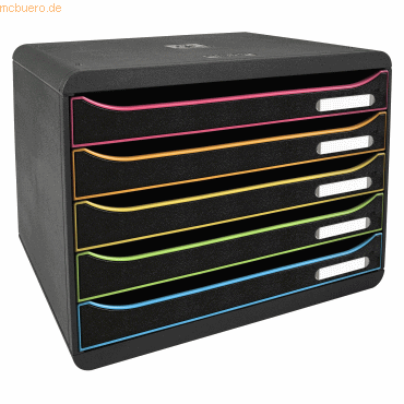 9002493430136 - Schubladenbox BIG-BOX PLUS 308714D quer 5Sch harlekinsw 9002493430136 Exacompta 9002493430136 - Schubladenbox BIG-BOX PLUS 308714D quer 5Sch harlekinsw 9002493430136 Exacompta