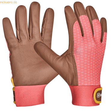9002701017890 - Gartenhandschuhe LONICERA 100 % Ziegenleder braun Größe 5   XXS 9002701017890 Gebol