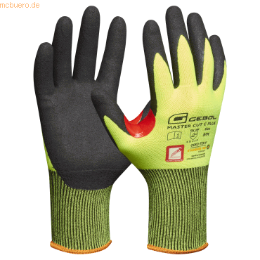 9002701981924 - Schnittschutzhandschuhe MASTER CUT C PLUS Nitril-Mikroschaum mit Sandy Finish gelb schwarz Größe 7 S 9002701981924 Gebol 9002701981924 - Schnittschutzhandschuhe MASTER CUT C PLUS Nitril-Mikroschaum mit Sandy Finish gelb schwarz Größe 7 S 9002701981924 Gebol