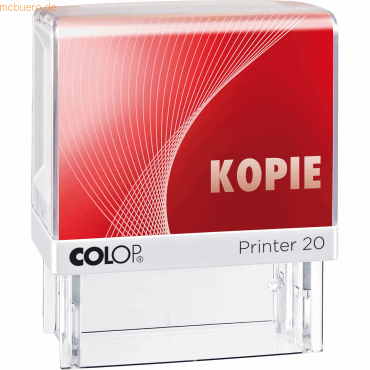 9004362395140 - Textstempel Printer 20 KOPIE 100671 38mm Kunststoff rot 9004362395140 - Textstempel Printer 20 KOPIE 100671 38mm Kunststoff rot