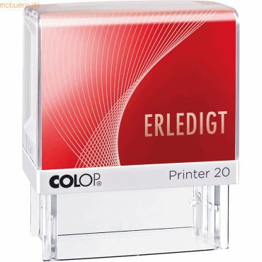 9004362411062 - Textstempel Printer 20 ERLEDIGT 100670 38mm Kunststoff rot 9004362411062 - Textstempel Printer 20 ERLEDIGT 100670 38mm Kunststoff rot