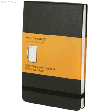 9788883705489 - Moleskine classic Pocket Size Reporter Ruled Notebook Kunststoff