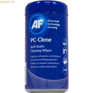 AF PC-Reinigungstücher PC-Clene Spenderdose VE=100 Stück