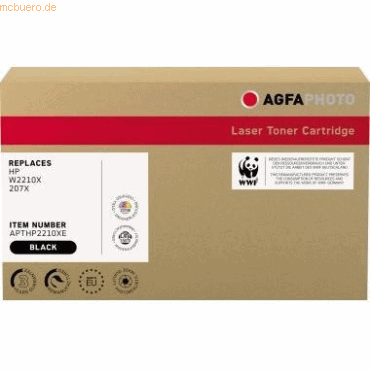 4250164896827 - Toner APTHP2210XE wie HP W2210X 207X schwarz 4250164896827 AgfaPhoto