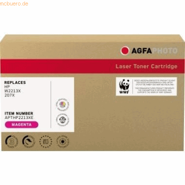 4250164896858 - Toner APTHP2213XE wie HP W2213X 207X magenta 4250164896858 AgfaPhoto