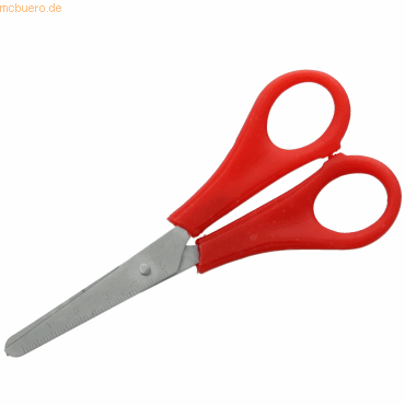 4007735214050 - Bastel-Schere Edelstahl Griff ABS-Kunststoff rund 135mm rot