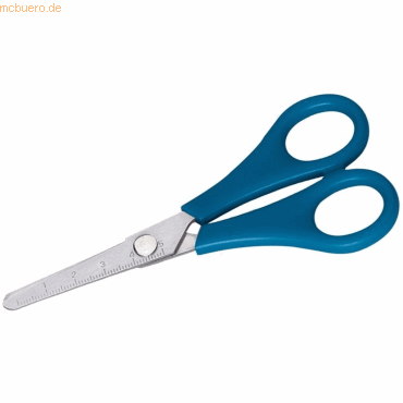4007735140588 - Bastel-Schere Edelstahl Griff ABS-Kunststoff rund 135mm dunkelgrü