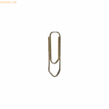 4007735021610 - 10 x Briefklammer Metall vermessingt 26mm VE=125 Stück 4007735021610 - 10 x Briefklammer Metall vermessingt 26mm VE=125 Stück