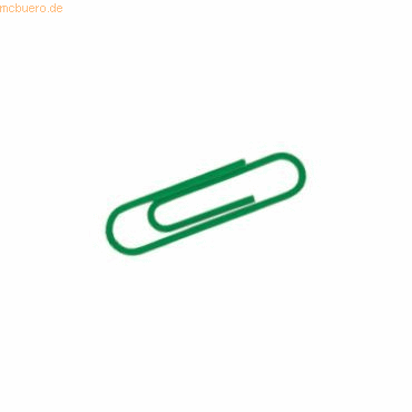 4007735243180 - 10 x Briefklammern 32mm kunststoffüberzogen VE=100 Stück dunkelgr