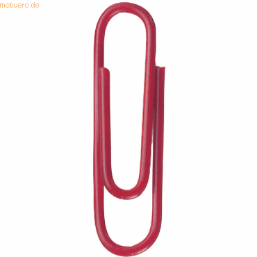 4007735259129 - Büroklammern 259-12 26mm Metall kunststoffüberzogen rot 4007735259129 259-12 1000 Stück