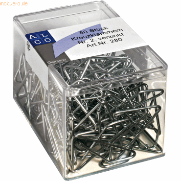 4007735002800 - Kreuzklammer Größe 2 32x45mm VE=50 Stück 4007735002800 - Kreuzklammer Größe 2 32x45mm VE=50 Stück