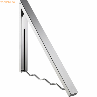 4007735122621 - Wand- Klappgarderobe verchromt auf- klappbar inkl Befestigungsmaterial 4007735122621 Albert & Co 2870
