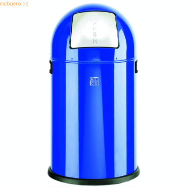 4007735290054 - Abfallsammler mit Push-Klappe 20 Liter blau