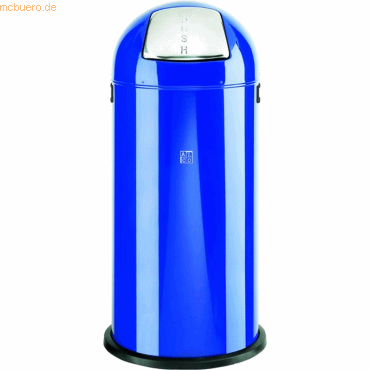 4007735290559 - Abfallsammler mit Push-Klappe 52 Liter blau