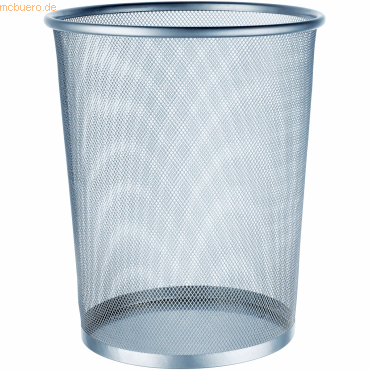 4007735292461 - Papier-Abfallsammler lackiertes Metall gelocht silber