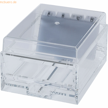 4007735044701 - Karteibox Acryl 15x11x8cm glasklar