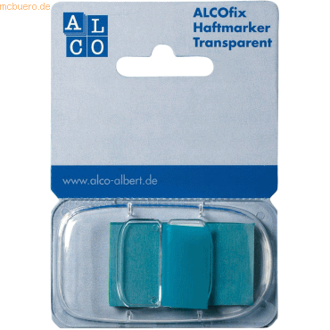 4007735682545 - 20 x Haftmarker Alcofix 43x25mm blau Kunststoffspender VE=50 Stüc 4007735682545 - 20 x Haftmarker Alcofix 43x25mm blau Kunststoffspender VE=50 Stüc